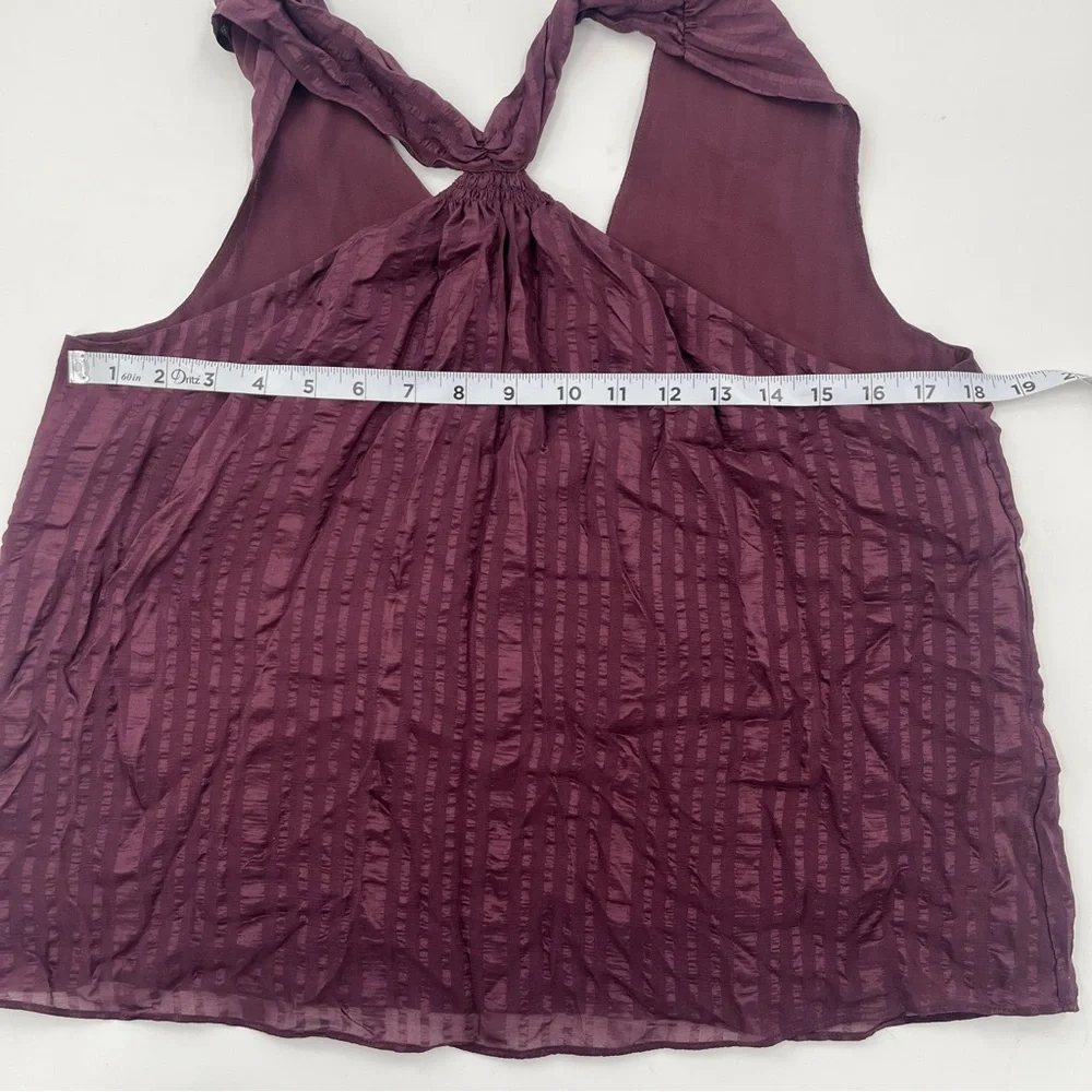 NWOT - Frame Silk Tone on Tone Striped Swing Tank Top - Size Medium - Picture 4 of 8
